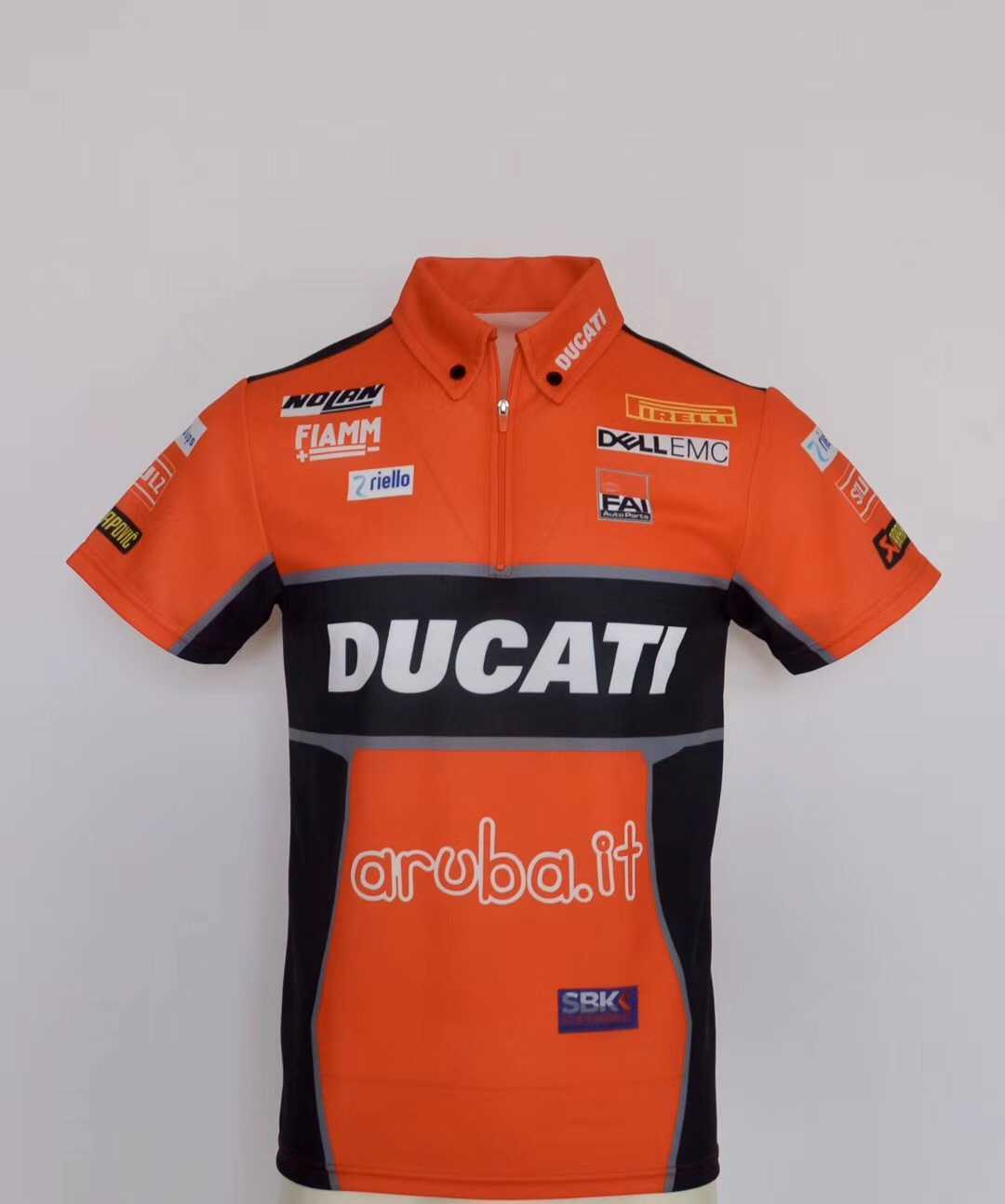 Sommar A-Star Ducati Racing Road Motorcykelpolo skjorta snabbt torrt