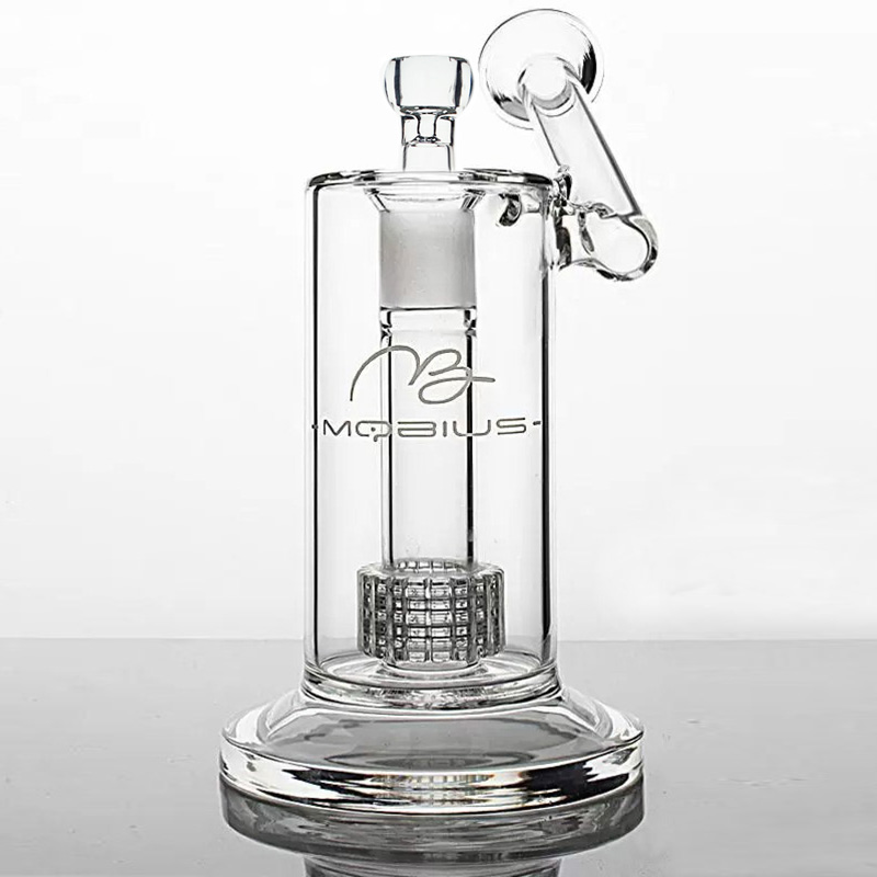 Épaisses pimes en eau de gobelet Matrice stéréo Bubbler Fumer Bong Recycler Recycler Dab Rig avec diffuseur Perc 18 mm Joint