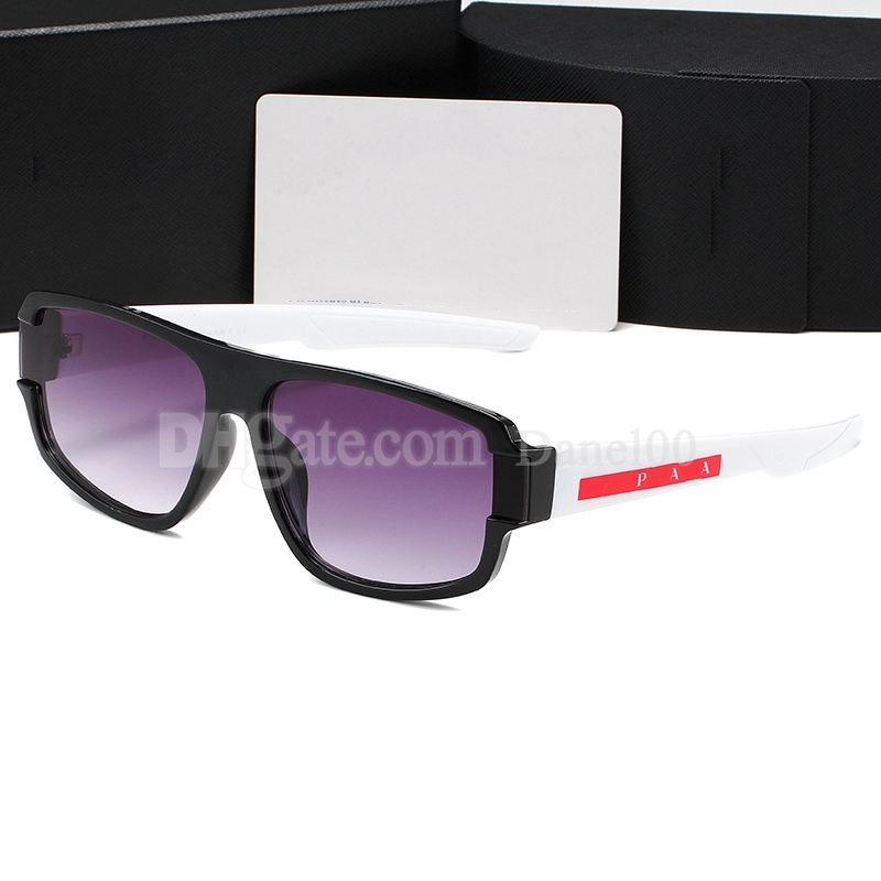 Designer pour hommes femmes lunettes de vue en plein air vacances d'été lunettes de soleil 7 couleurs de qualité supérieure avec boîte bordure renforcée vintage