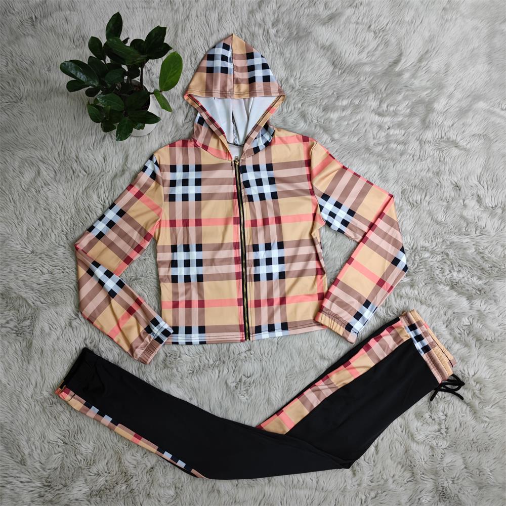 Designer Women Tracksuits Two Piece Set Long Sleeve Stitching Hoodie Top Trousers Ladies Sweatershirt Casual Sportswear Outfits Clothing