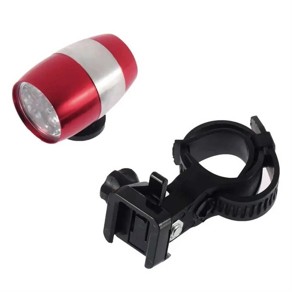 Other Lighting Accessories 6 LED Bicycle Head Light Mountain MTB Bike Front Fork Handlebar Lantern Cycling Safety Warning Night Lamp Flashlight YQ240205