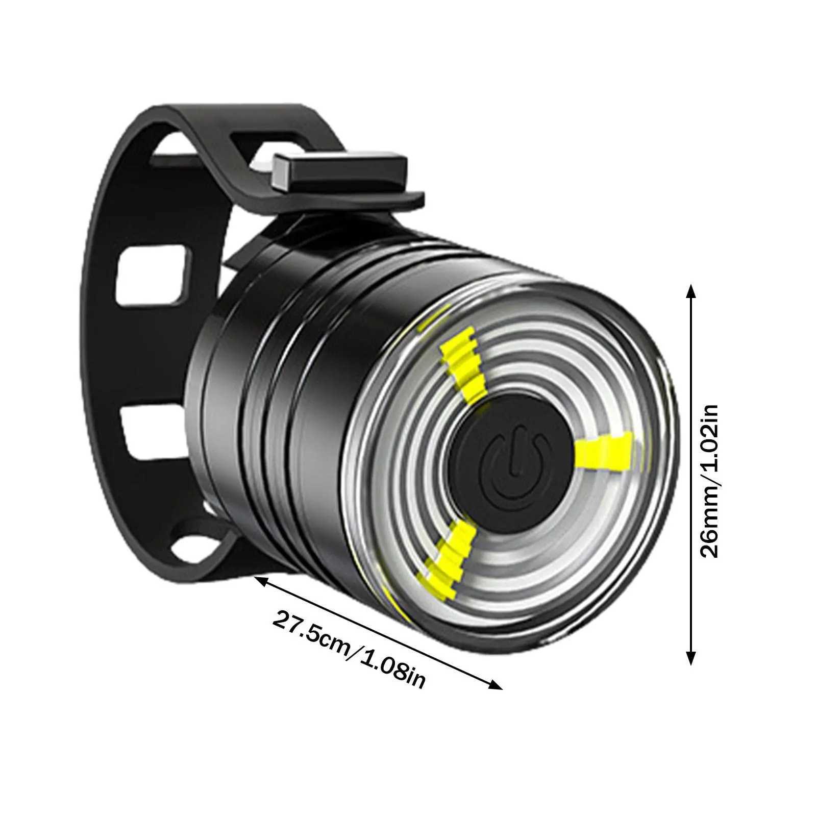 Autres accessoires d'éclairage Lumière de vélo Phare LED Feu arrière Ampoule de sécurité LED Ensemble de lumière de sécurité Accessoires de vélo pour adultes enfants équitation de nuit YQ240205