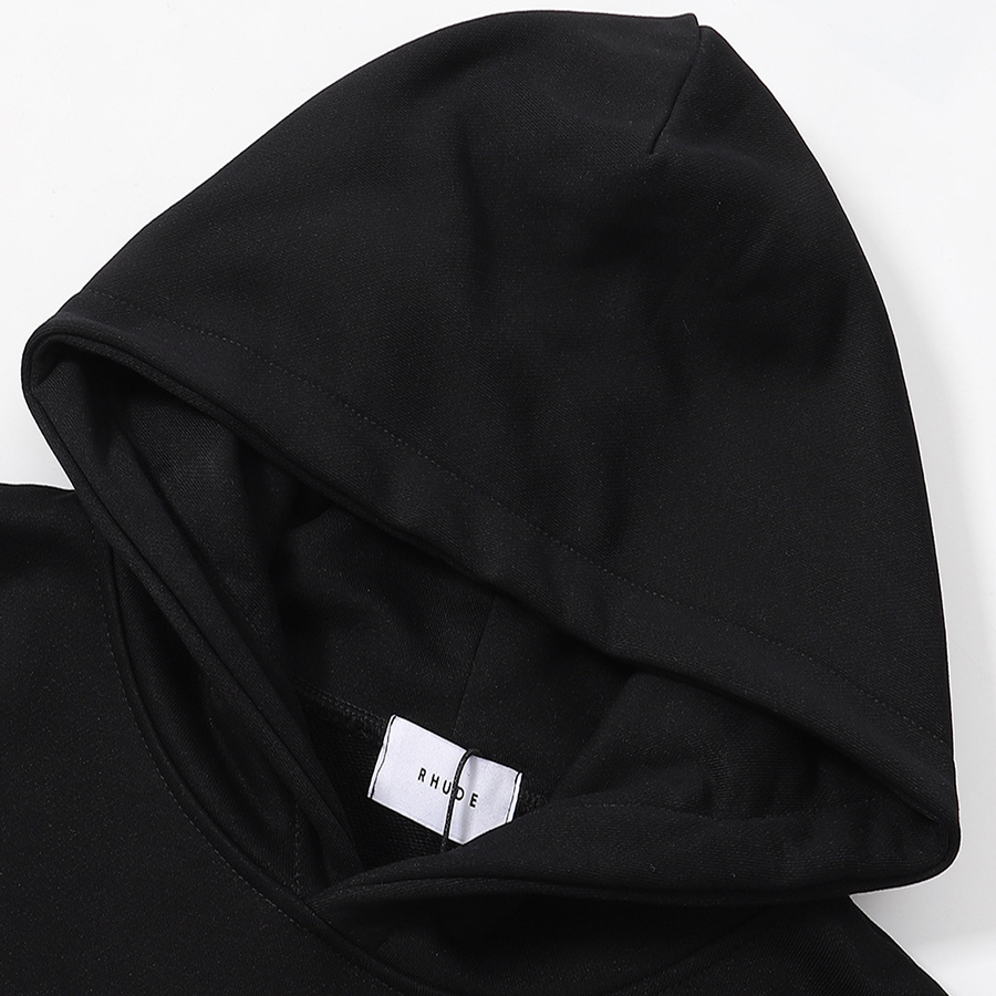 Men's Designer Hoodie Fashion Spring New Letter Print High Quality Wool Black Loose Hoodie Size S-XL