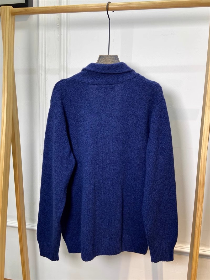 Mens Cardigans Autumn and Winter Loro Pure Cashmere Warm Sticked Business Casu