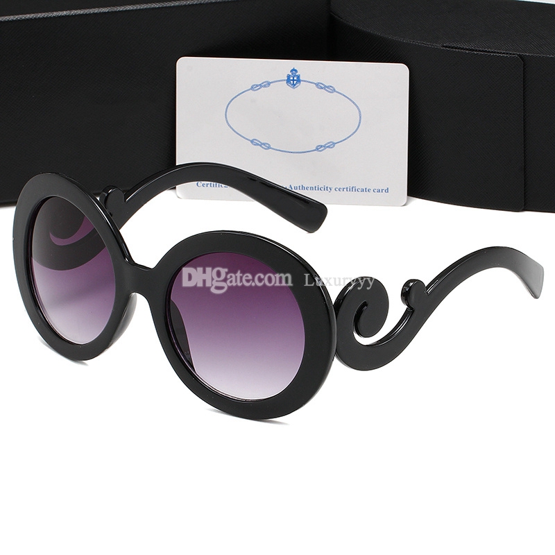 Designer för män kvinnor solglasögon klassiska kattögon solglasögon oval design utomhus rese foto solglasögon avslappnad tillgänglig