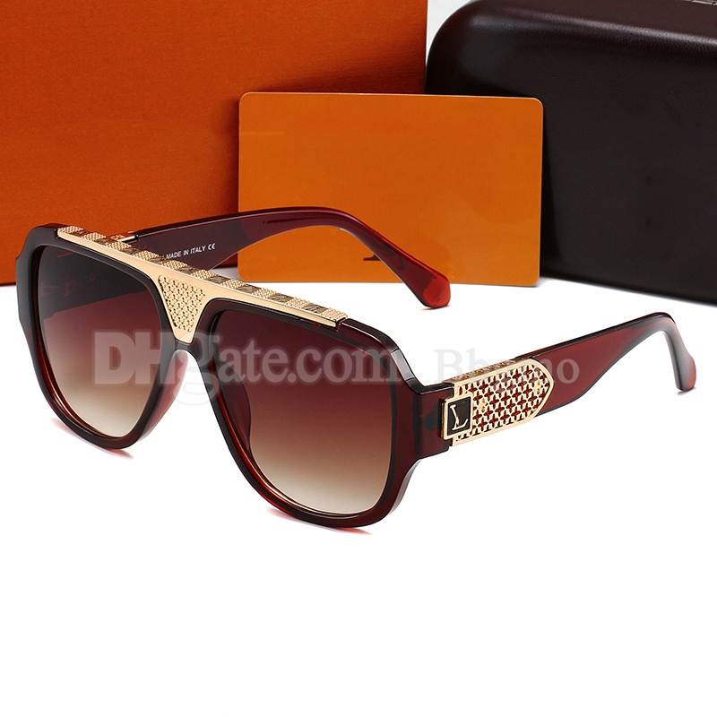 Designer pour hommes femmes hommes lunettes de soleil rétro mode dame lunettes de soleil pour femmes classique lentille polarisée lunettes de luxe