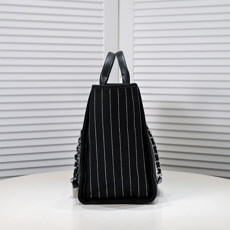 Женские роскошные сумки Холщовая дизайнерская сумка-тоут с верхней ручкой и цепочкой на плечо, модная повседневная сумка для покупок, большие сумки, дизайнерская сумка для путешествий на открытом воздухе, пляжные сумки выходного дня