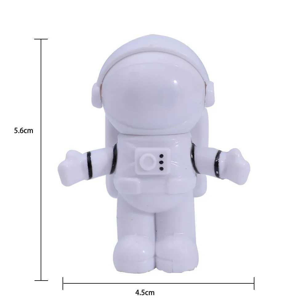 Luzes noturnas portátil USB Powered Night Light Astronaut Shape Reading Desk Lamp DC 5V LED Light para computador laptop PC iluminação amantes do espaço YQ240207