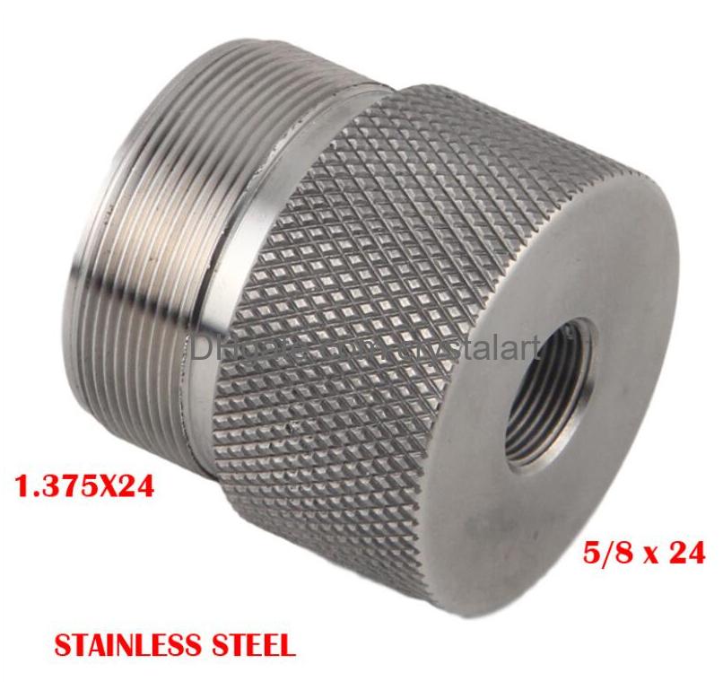 1.375x24 Paslanmaz Steelend Kapak Vidalı Bardaklar Dikiş Adpater 1/2x28 5/8x24 Araba Yağı için İplik Monte Soent Temizleme Tüpü Filtre Kiti