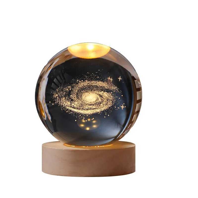 Light Light Leg Night Light Milky Way Gapaxy Solar System Crystal Ball Ball Light Light Light Light Night Light YQ240207