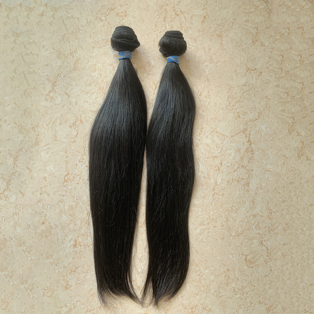 Raw human hair extensions single donor original hair material body wave straight loose deep hair bundles textures