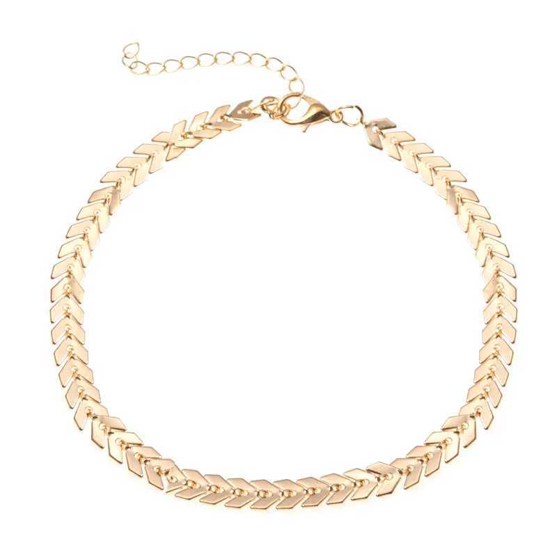 Anklets New Summer Simple Silver Color Fish Scale Chain Anklet Bohemian Vintage Footwear Leg Bracelets 2020 Female Foot Jewelry New YQ240208