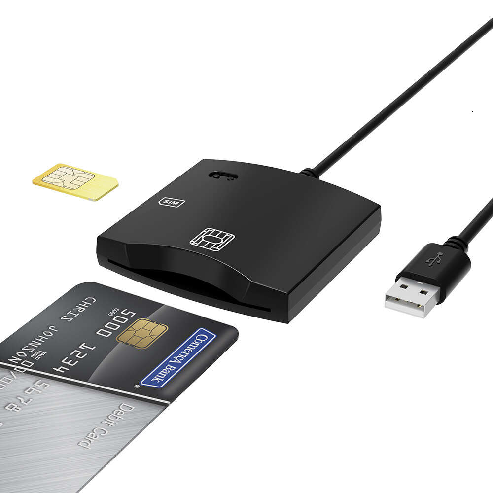 Nouveau Lecteur de carte d'identité SIM IC USB, banque intelligente CAC ATM, déclaration fiscale et paiement