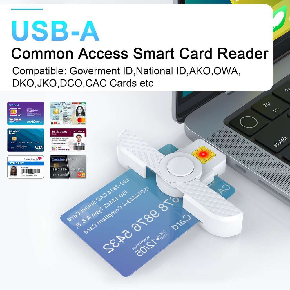 Akıllı Kart Okuyucu USB SIM Bank ATM Vergi Raporu