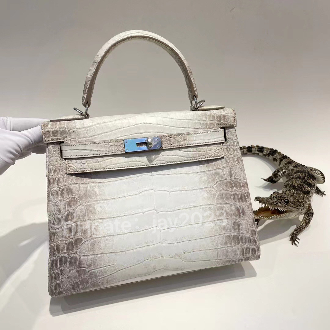 10S tote bag All handmade Luxury fashion designer bag Shoulder bags 28cm Top Real crocodile skin Bag Handheld Women's Bag with box and Silk scarf