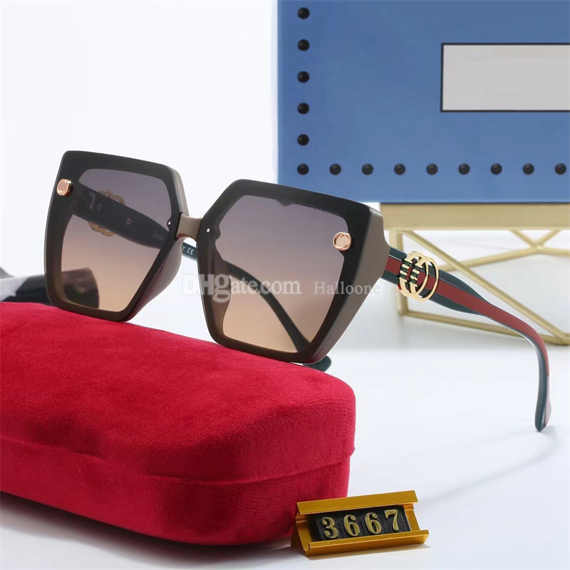 Hot Sunglasses Fashion Designer Sun glasses Retro Fashion Top Driving outdoor UV Protection Classic Logo Leg For Women Men sunglasses with box