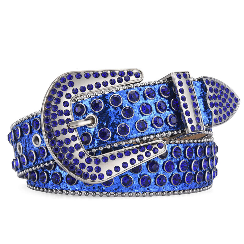 Mannen Vrouwen Bb Simon Riem Luxe Designer Riem Retro Naaldgesp Riemen 20 Kleur Kristal diamant B i B i