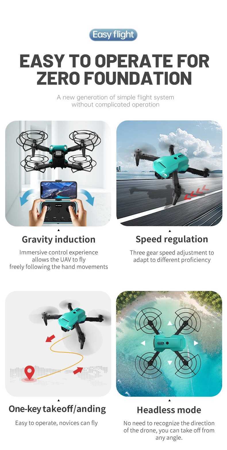 Drones JJRC H111 RC Drone 8K HD Camera Wifi Fpv Quadcopter Dron Vliegtuig Stabilisator Helikopter Vliegtuigen Kinderen Kid gift Speelgoed YQ240211