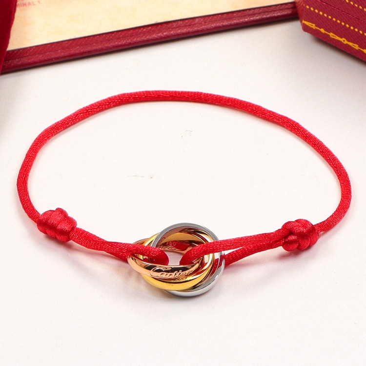 Fashion new design three rings Triple bangle bracelet three-colours pendant neckace earring ring Designer Jewelry T02958