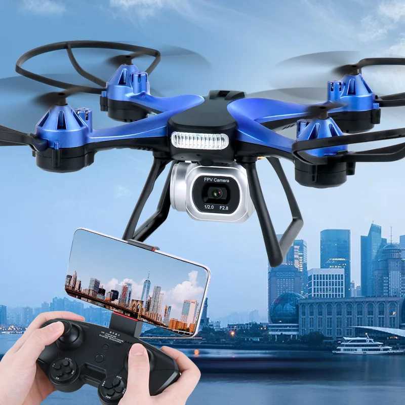 Drones JS-801 Large Capacity 6-Channel 4K High Definition Dual Camera Professional Level Aerial Photography RC Four Axis Aircraft Gift YQ240213