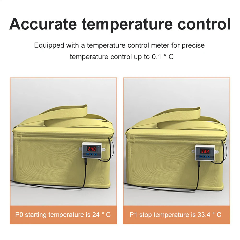 50110 Celsius Degree Bread Proofer Precise Temperature Control Sourdough Starter Warmer Dough Fermentation Cabinet for Baking 240122