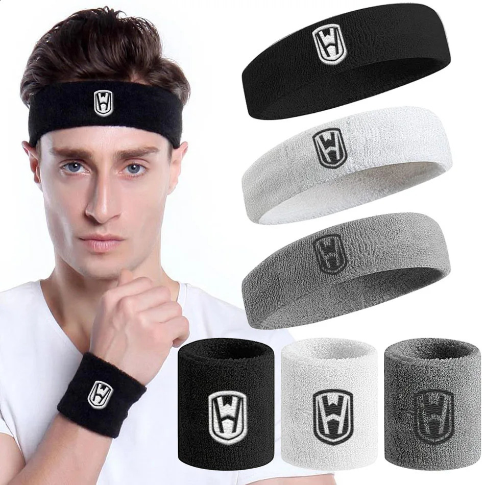 Worthwhile algodão atlético bandana elástico sweatbands mulheres homens basquete esportes ginásio fitness suor banda voleibol tênis 240119