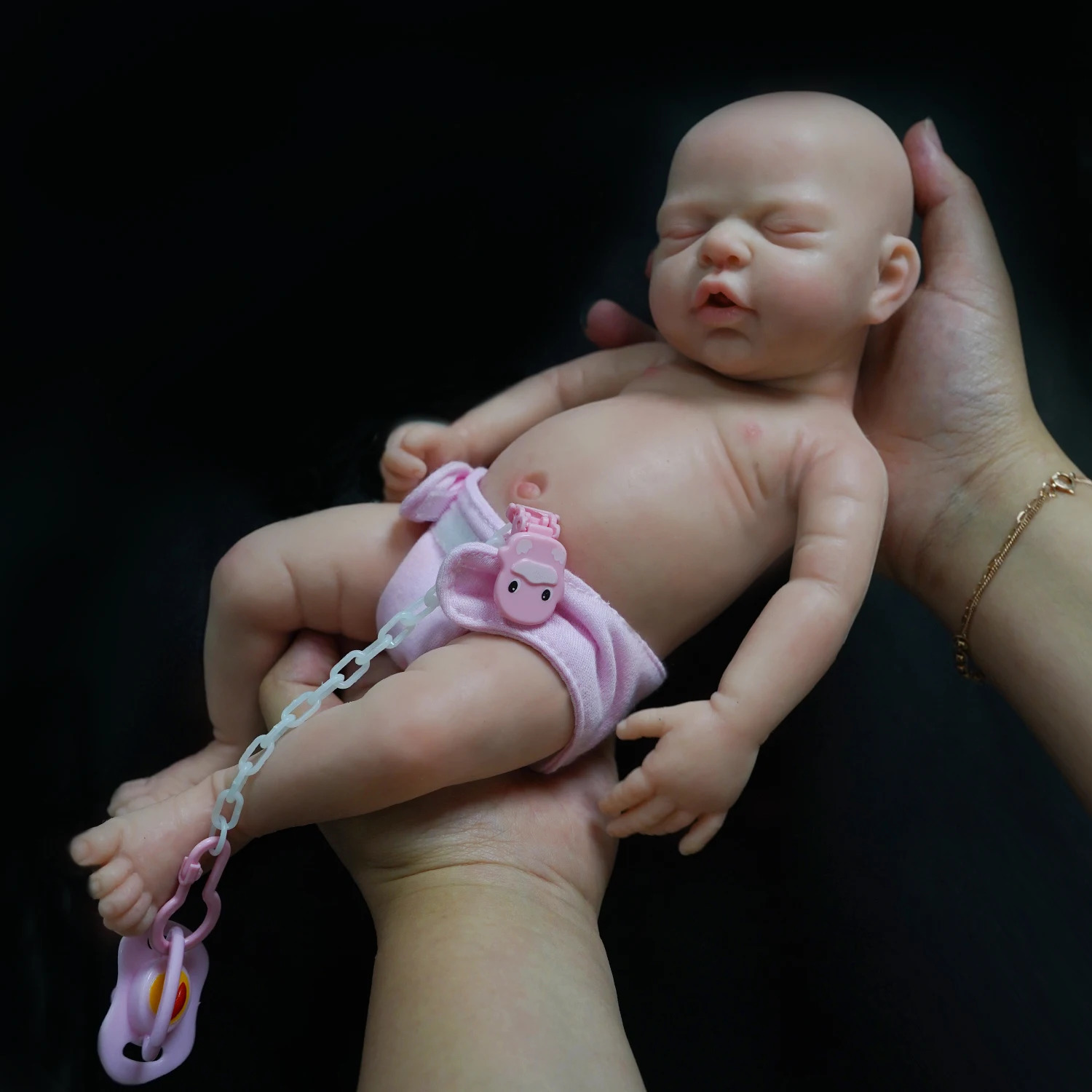 12 Micro Preemie Full Body Silicone Baby Doll Boy Liam Girl Nova Lifelike Reborn Doll Surprice Children Anti-Stress 240130