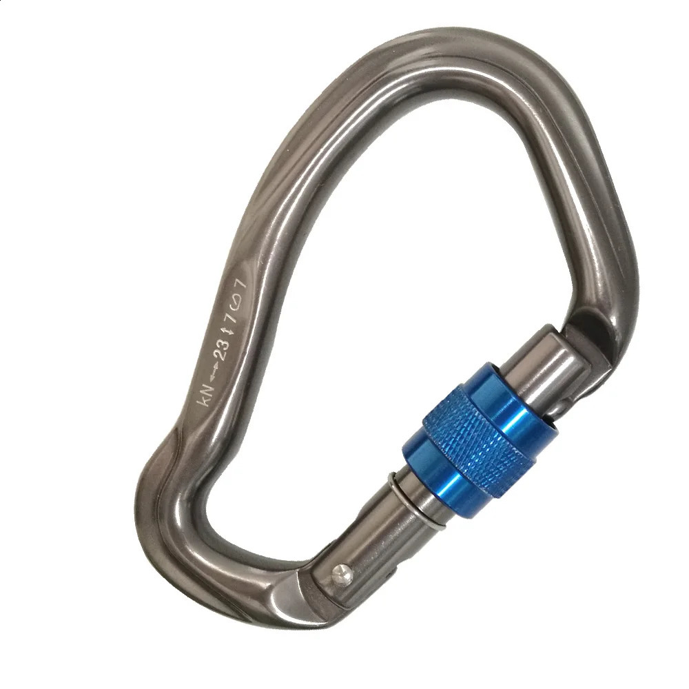 23KN Rock Riging Swegate Master Lock Carabiner Seange Buceple Secute Lock Lock Tree Tree Square Gear 240123