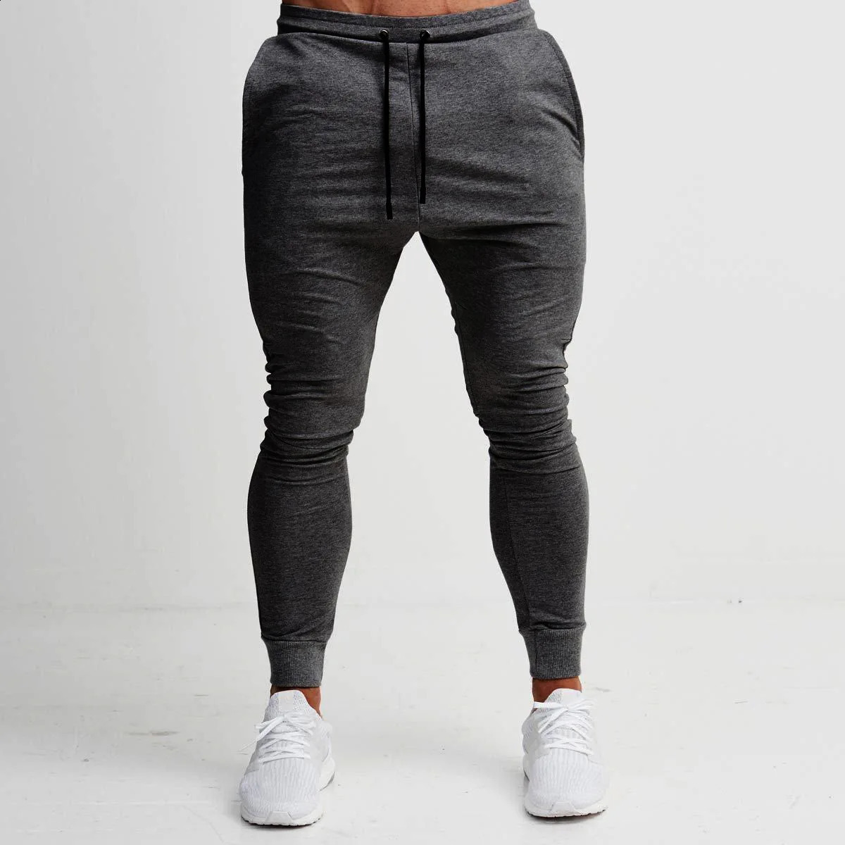 Pantaloni da jogging slim da uomo Pantaloni sportivi affusolati fare jogging Esercizio di corsa in palestra 240119