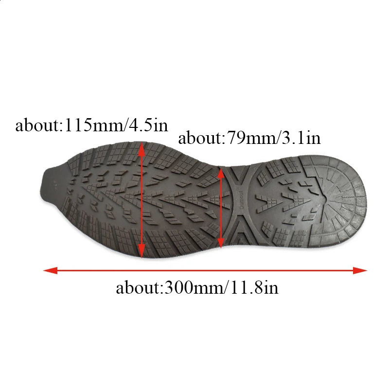 Rubber Shoe Soles Anti Slip Foot Pads Full Sole Protector Sneaker Repair Patch Pad Shoes Sticker Wear-Resistant Sole Accessories 240201