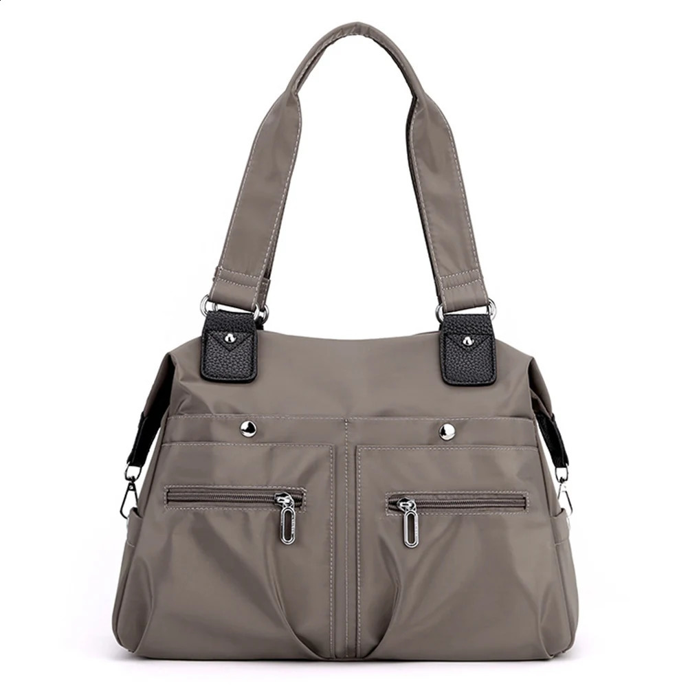 Mamusia torby na ramię duże worki podróżne dla MOM nylon torebki damskie Crossbody Tote Waterproof Multipockets WEEKNISY BAG 240118