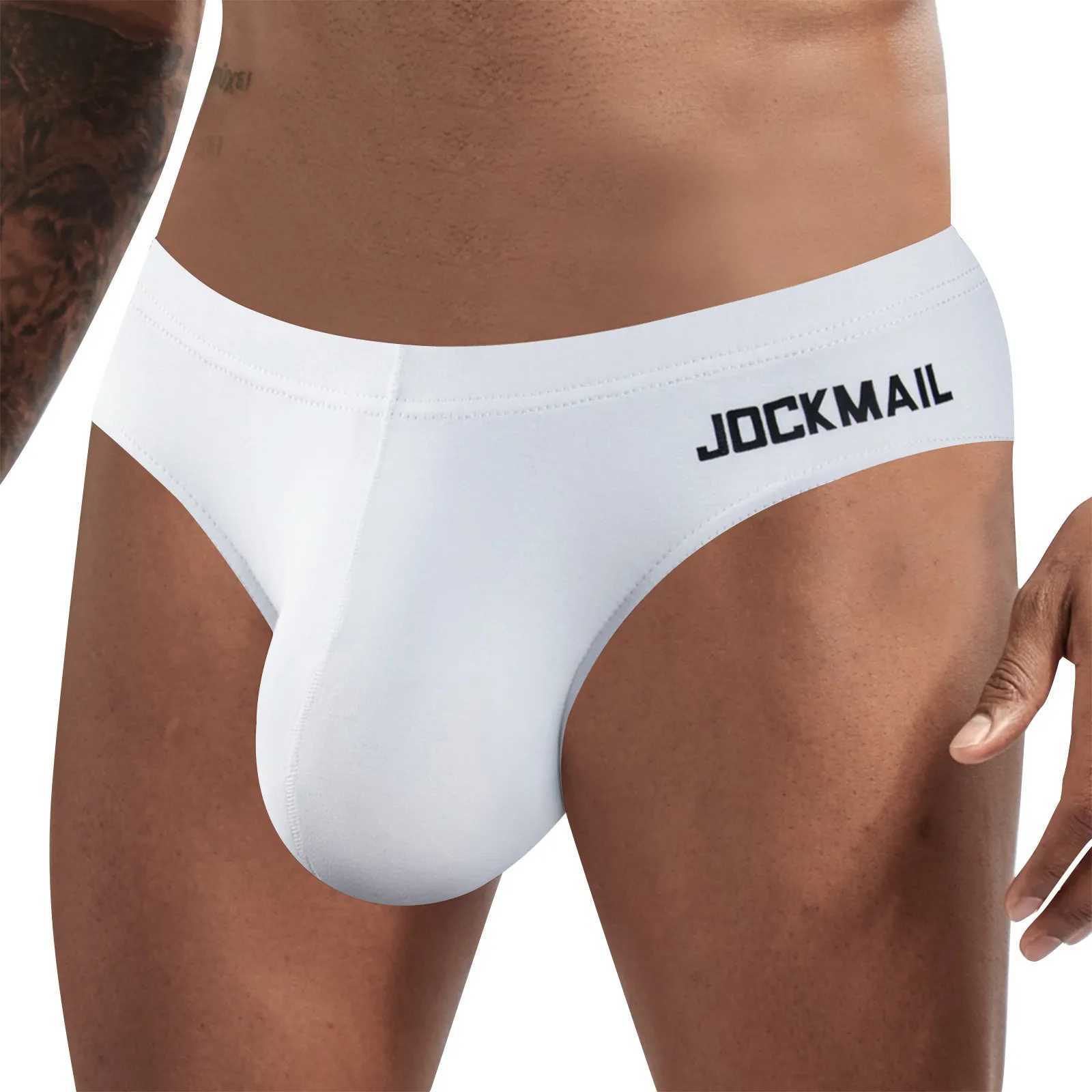Underpants JOCKMAIL Men Thong Underwear Jockstrap Sexy Pouch Backless Erotic Panties Jock Straps Lingerie Breathable YQ240214