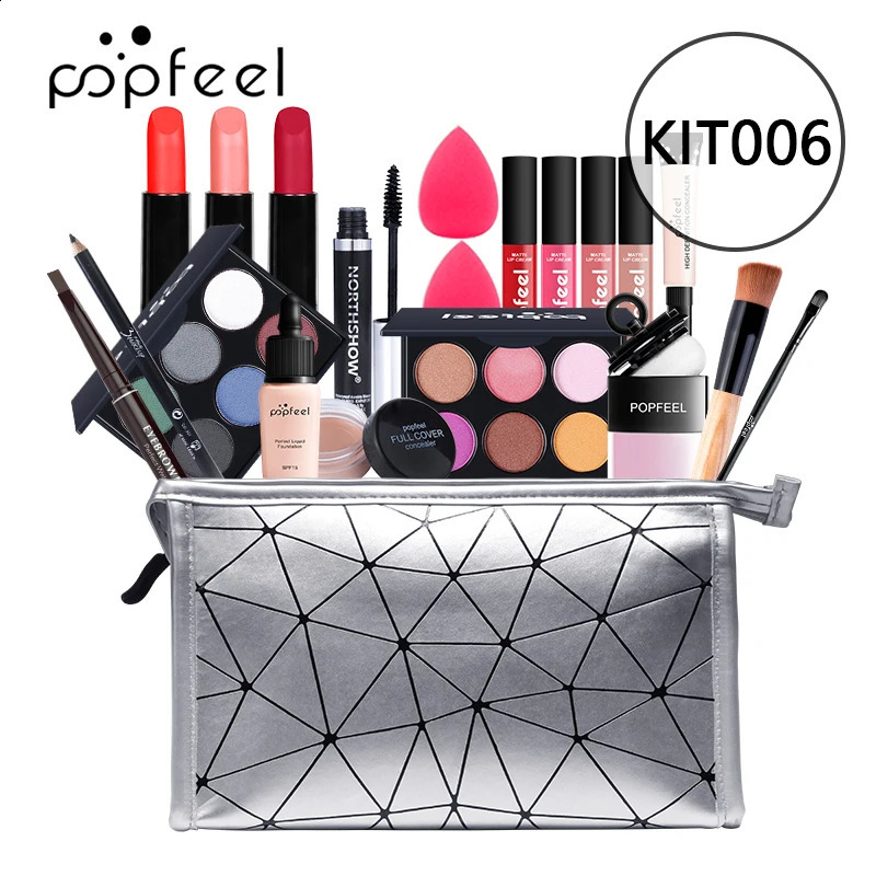 Makeup Sets ALL IN ONE Full Starter Makeup Kit Face Eyes Lips Make-up Cosmetics Gifts For Beauty Beginners TSLM1240129