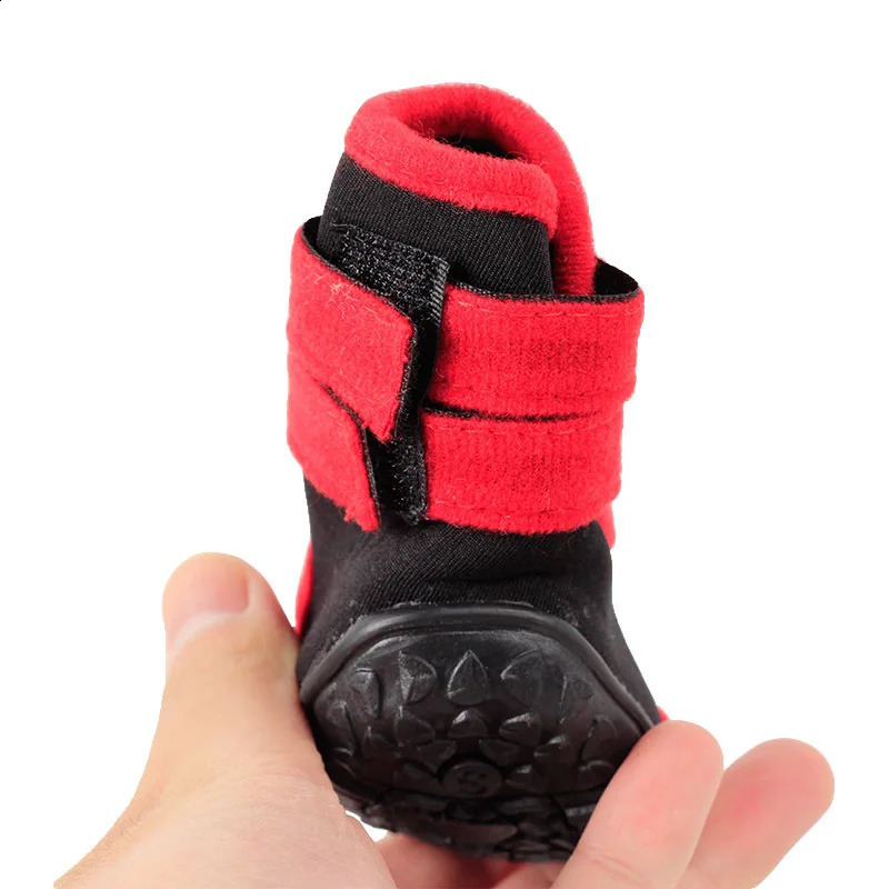 Bottes imperméables pour chiens, chaussures de course pour l'extérieur, pour chiens de taille moyenne et grande, avec sangles de fixation et semelle antidérapante robuste, 240119