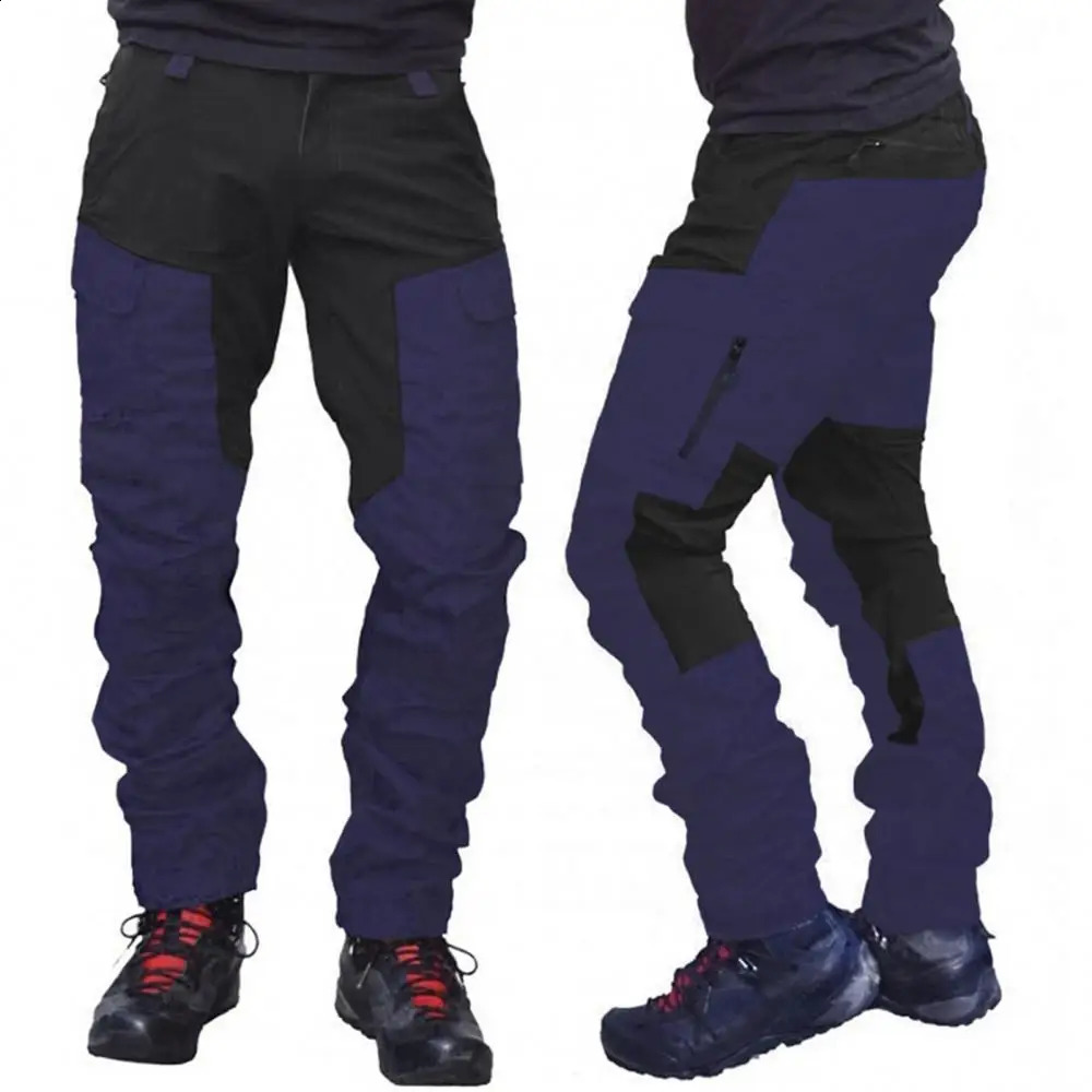 Pockets Sports Long Cargo Pants Work Trousers for Men Plus Size Pants Sports Long Cargo Pants Work Outdoors Fashion 240126