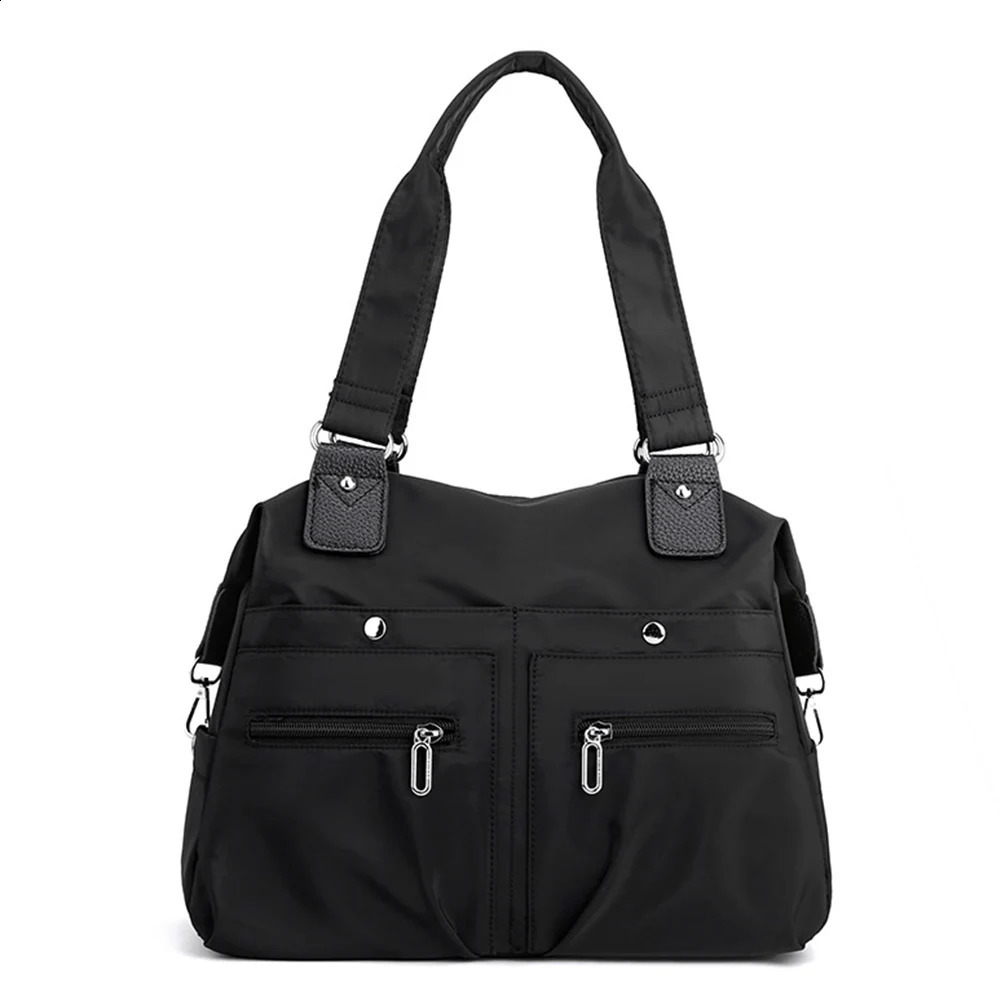 Mamusia torby na ramię duże worki podróżne dla MOM nylon torebki damskie Crossbody Tote Waterproof Multipockets WEEKNISY BAG 240118