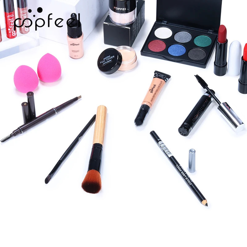 Makeup Sets ALL IN ONE Full Starter Makeup Kit Face Eyes Lips Make-up Cosmetics Gifts For Beauty Beginners TSLM1240129