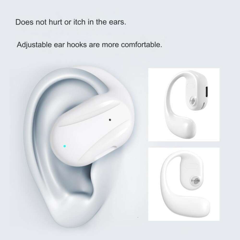 New Open Bluetooth Non in Ear Unilateral Wireless Sports Ear Hanging Earphones Noise Reduction ENC