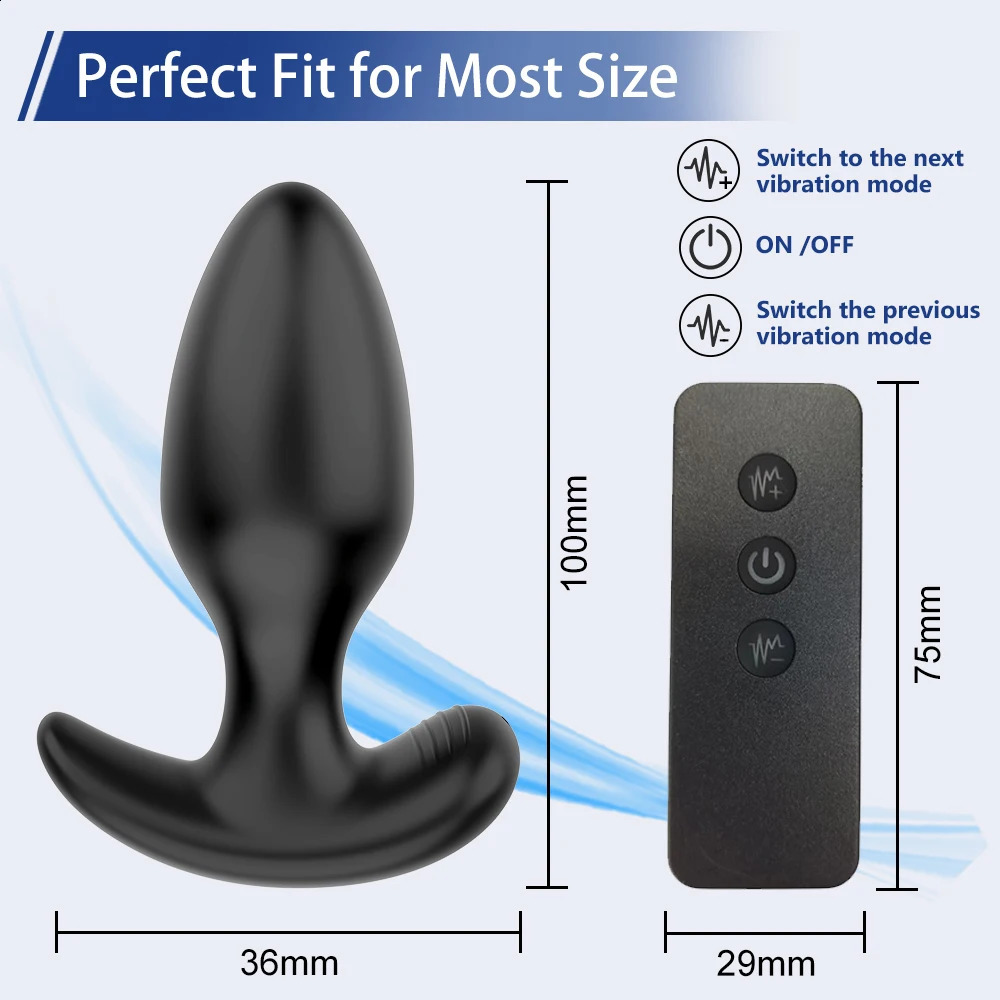 Männliches Prostata-Massagegerät, Vibrator, Analplug, Vigina-Stimulator, Masturbatoren, Romote, Schwanz, Hintern, Sexspielzeug für Männer und Frauen, Dildos 240202