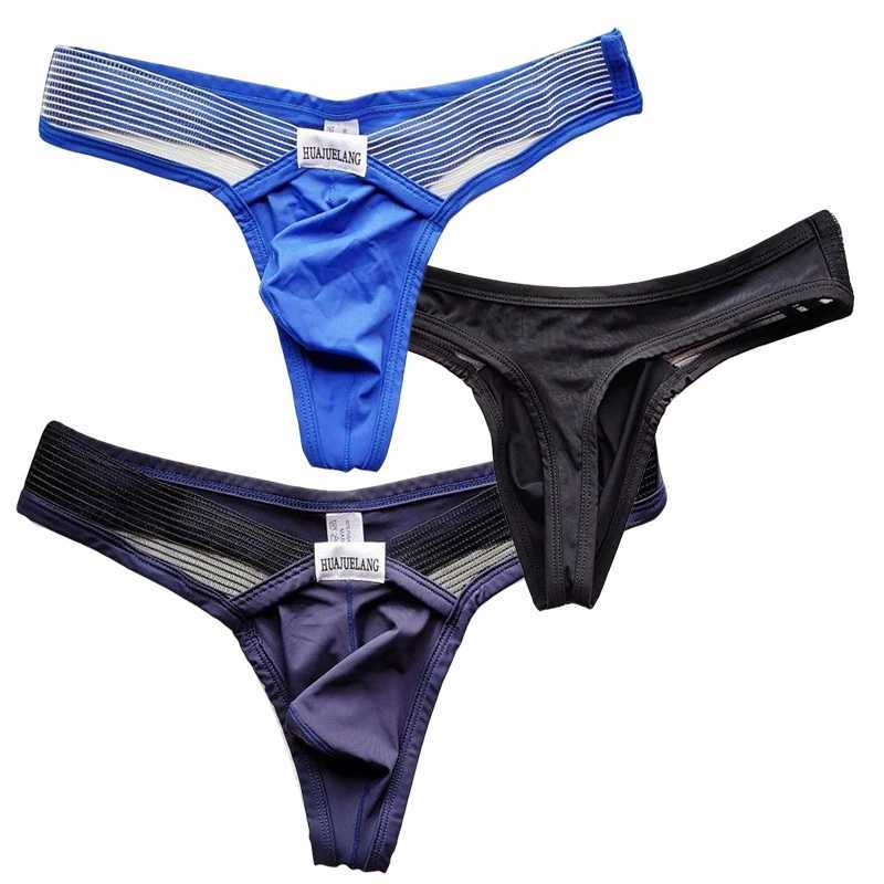 Briefs trosor ultratunna solid bugle g-sträng sexig ihålig midjeband gay thong konvex u-påse t-back naken bombre bikini underkläder yq240215