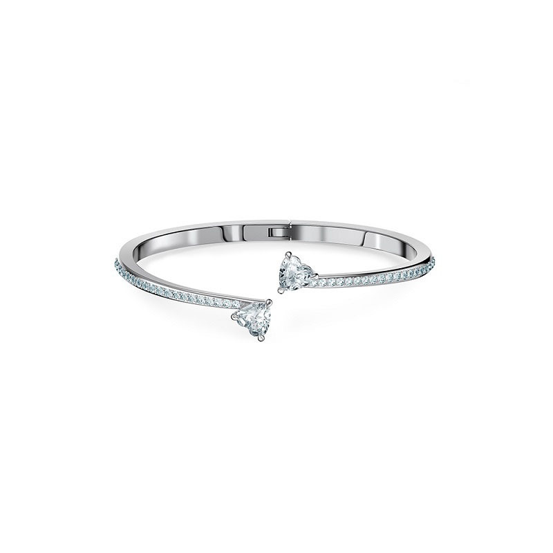 Bracciale donna Set di fila in platino Braccialetti rigidi di marca donna Zircone rotondo pavimenta catena lucida Stile Ragazze Gioielli regalo più belli SWA-19