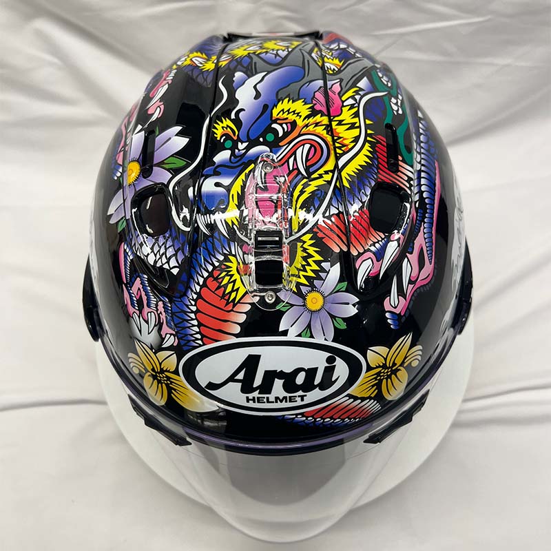 Arai Vz-Ram Oriental 2 Open Face Helmet Off Road Racing Motocross Motorcykelhjälm