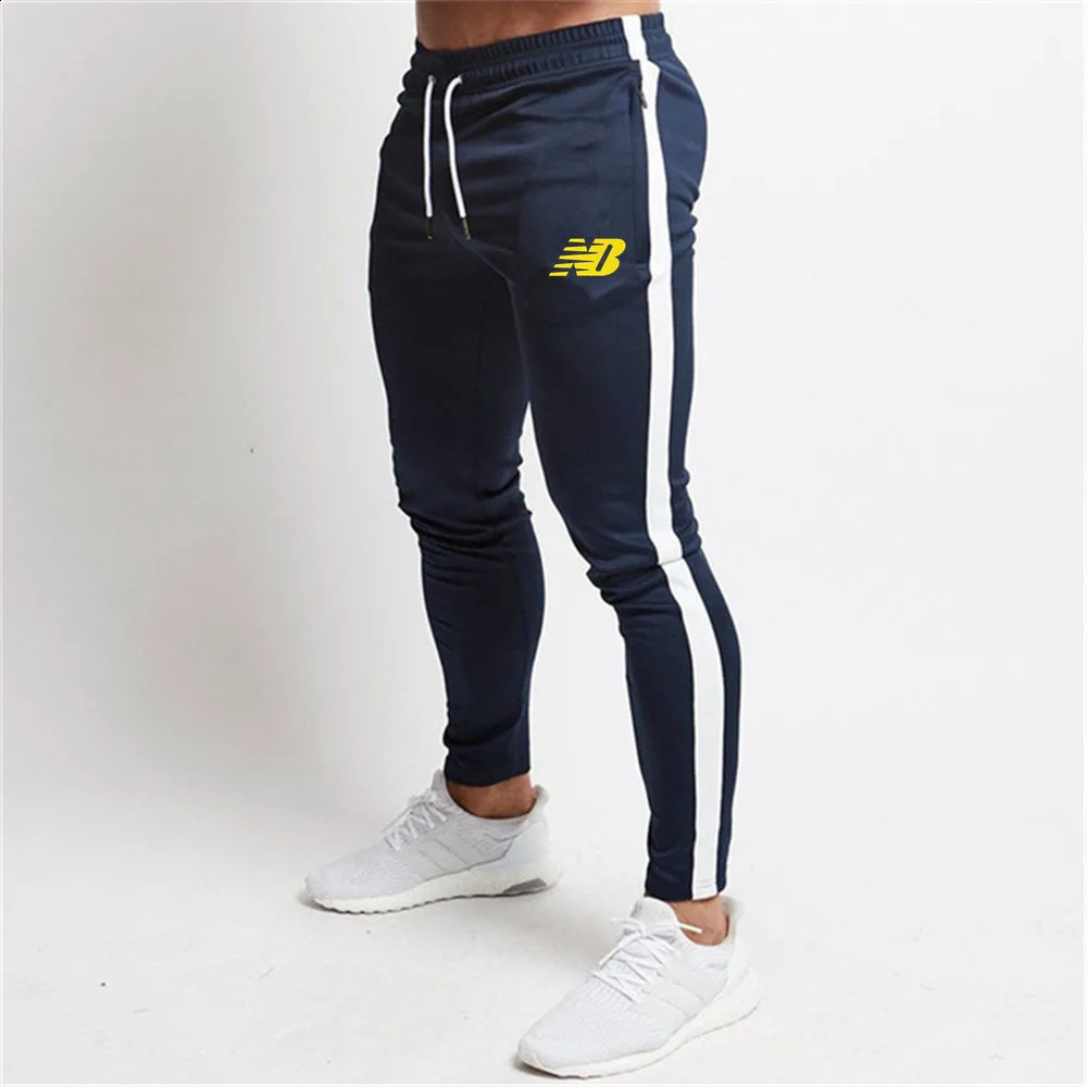 العلامة التجارية غير الرسمية سراويل نحيفة رجال الركض sweatpants للياقة البدنية للرجال العلامة التجارية المسار سراويل الخريف سراويل الموضة الذكور 240202