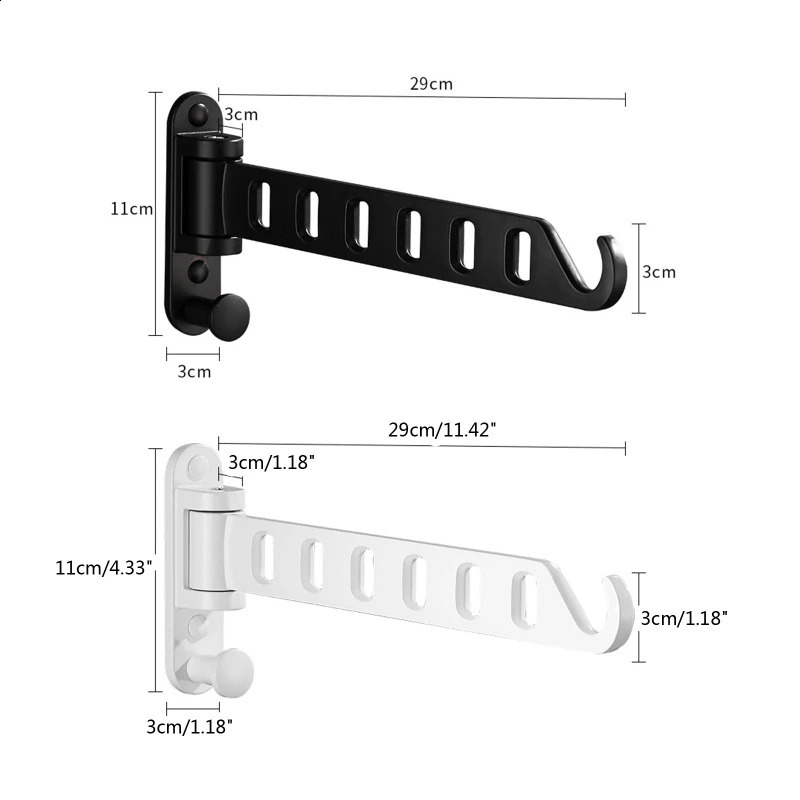 Cintre à linge mural, support de séchage pliable pour vêtements, rangement en métal pour la maison, dortoir, balcon, robuste, 240201