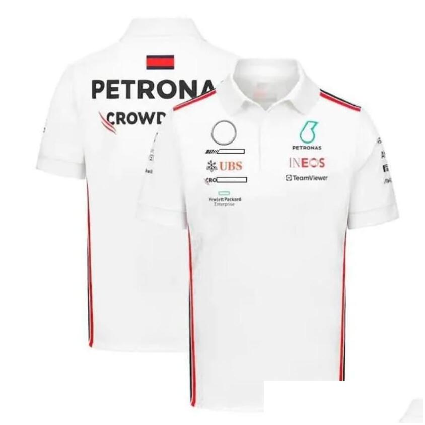 Zestawy wyścigowe odzież motocyklowa F1 Forma jeden kombinezon wyścigowy letni drużyna krótko rękawowa T-shirt Ta sama niestandardowa dostawa mobilów motocykl Access Dhomx