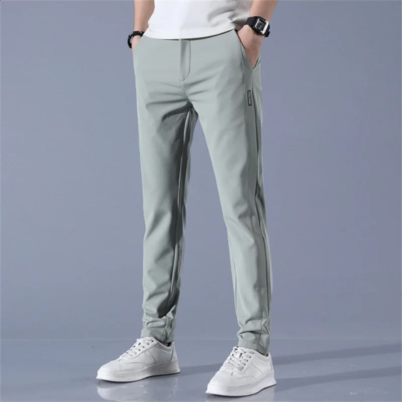 2024 Spring/Summer Mens Golf Pants High Quality Elastic Golf Set Sports Cool Thick Jumpsuit Long Casual Wear Mens Golf Wear 240217