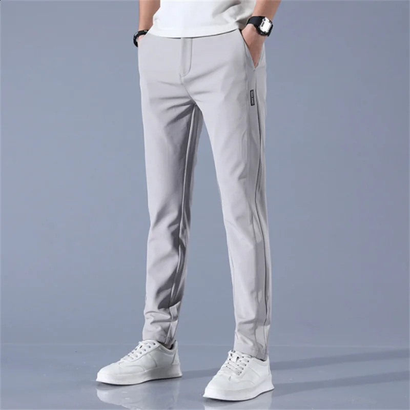 2024 Spring/Summer Mens Golf Pants High Quality Elastic Golf Set Sports Cool Thick Jumpsuit Long Casual Wear Mens Golf Wear 240217