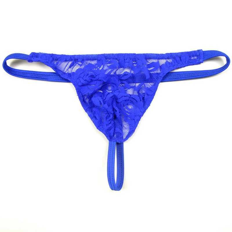 Briefs Panties 2019 hot Lace Thong Mens Sexy Underwear Gay Jockstrap Erotic Seamless Lingerie See Through Jock Straps mens underwear gay YQ240215