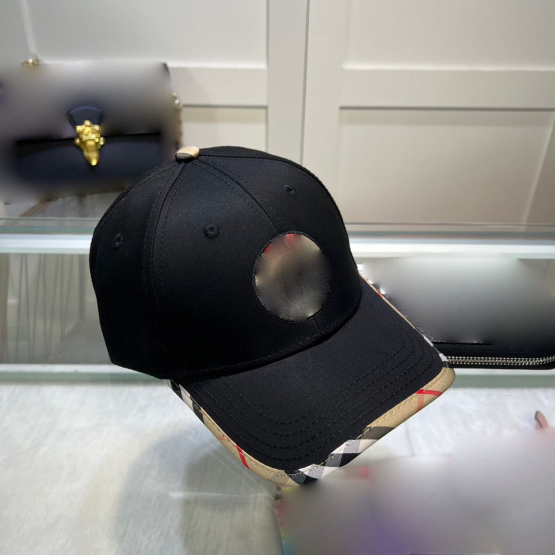 Berretto da baseball ricamato 3D primavera/estate a scacchi Designer Casquette Solido colorato Moda Parasole Artist Designer Hat