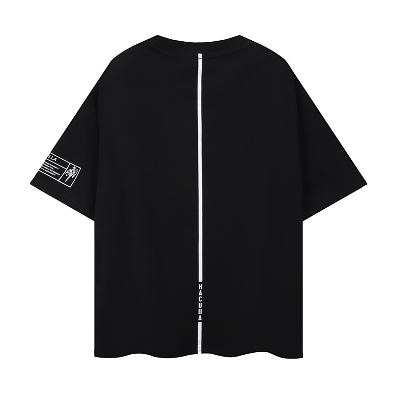 패션 캐주얼 티셔츠 남성 여성 고품질 낙서 인쇄 상단 검은 흰색 티 면화 새로운 짧은 소매 tshirts
